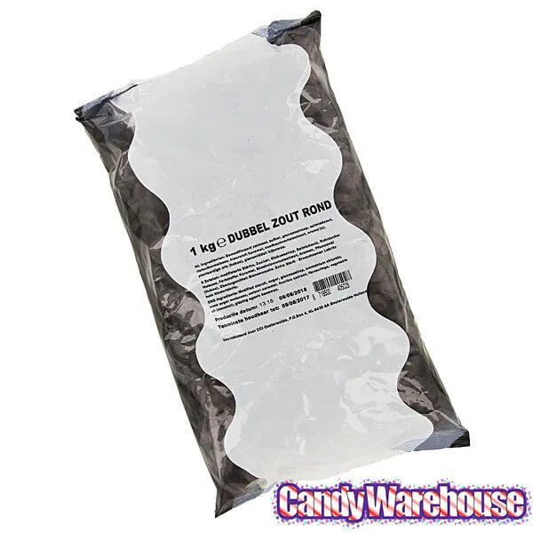 Gustaf's Double Salt Black Licorice Buttons: 3KG Bag - Image 3