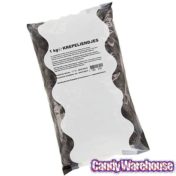 Gustaf's Dutch Black Licorice Drops: 1KG Bag - Image 2