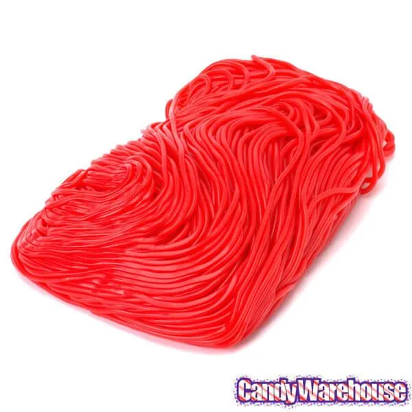 Gustaf's Red Licorice Laces Candy: 2LB Bag - Image 3