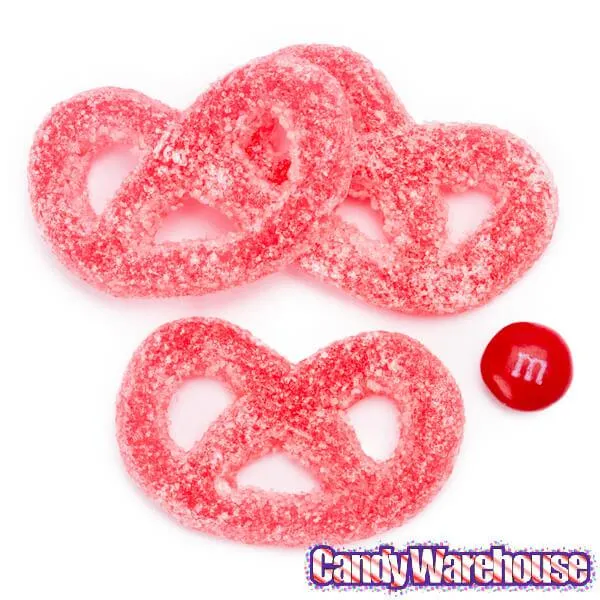 Gustaf's Red Raspberry Jelly Pretzels Candy: 3KG Bag - Image 2