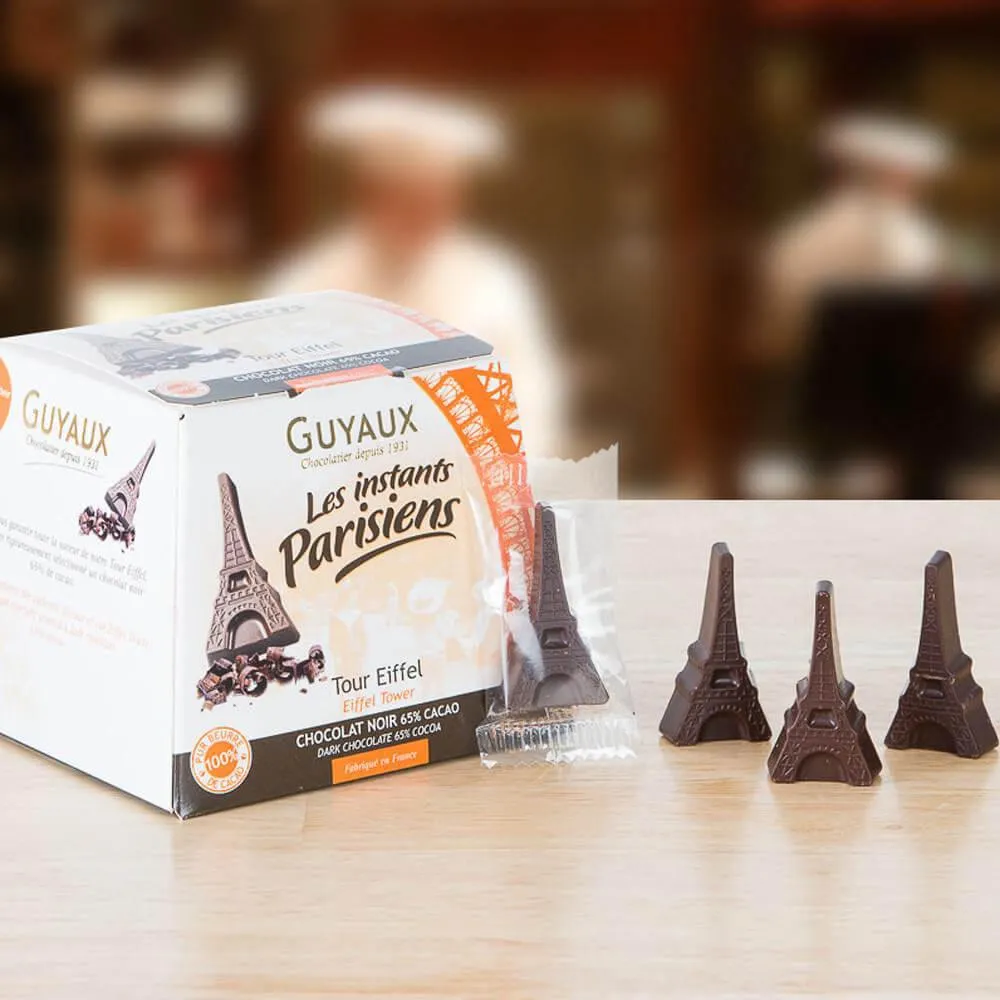 Guyaux Dark Chocolate Eiffel Towers: 23-Piece Box - Image 2