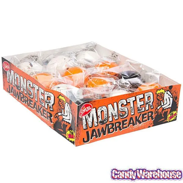 Halloween Giant Jawbreakers Candy Balls: 12-Piece Display - Image 2
