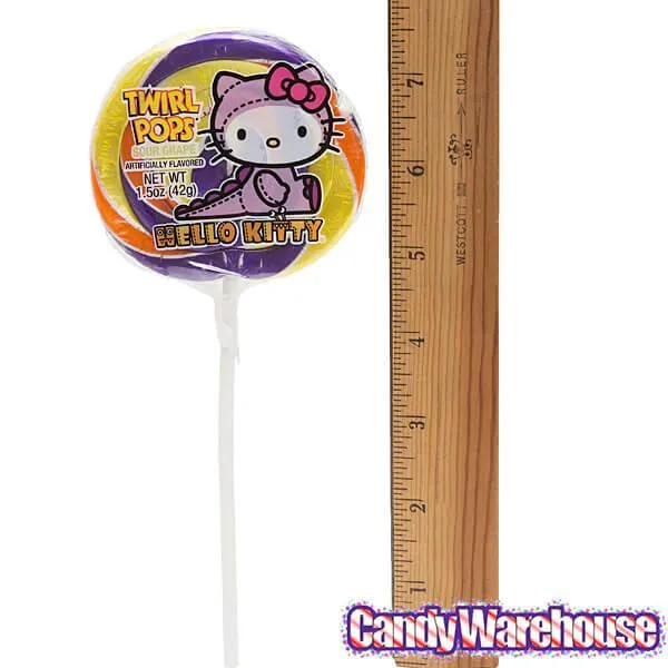 Halloween Hello Kitty Swirl 1.5-Ounce Twirl Pops: 24-Piece Display - Image 2