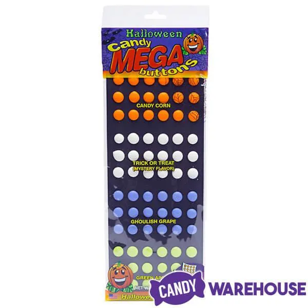 Halloween Mega Candy Buttons Sheets: 2-Piece Pack - Image 3