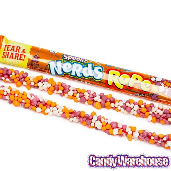 Halloween Nerds Rope Candy Packs: 24-Piece Box - Image 4