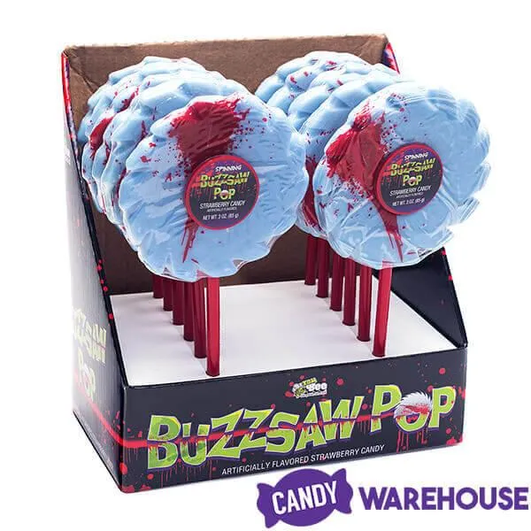 Bee International Halloween Spinning Buzzsaw Pops: 12-Piece Display - Image 3