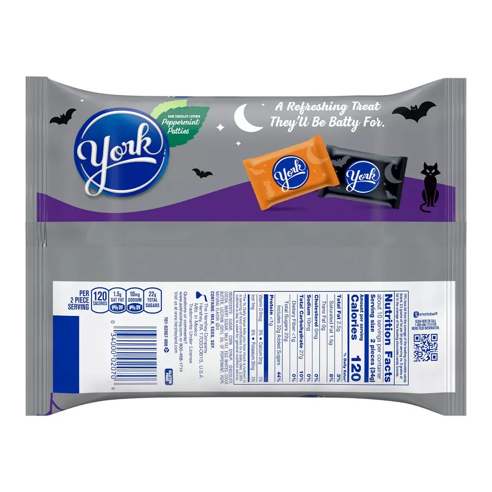 Halloween York Peppermint Patties: 20-Piece Bag - Image 2