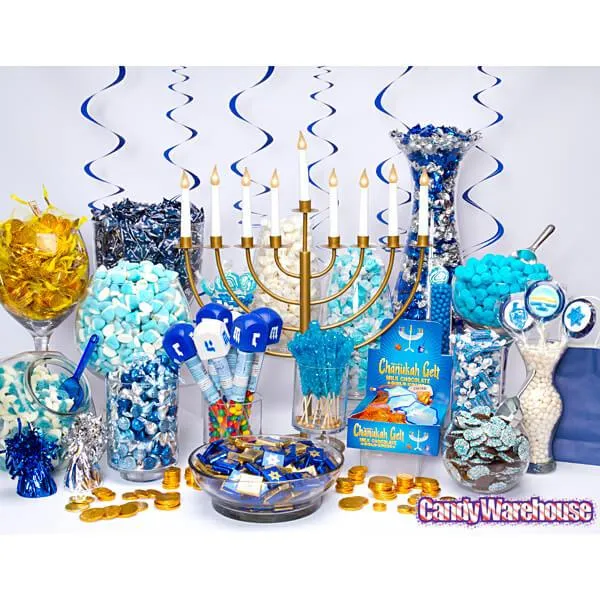 Hanukkah Hard Candy Lollipops: 12-Piece Pack - Image 3