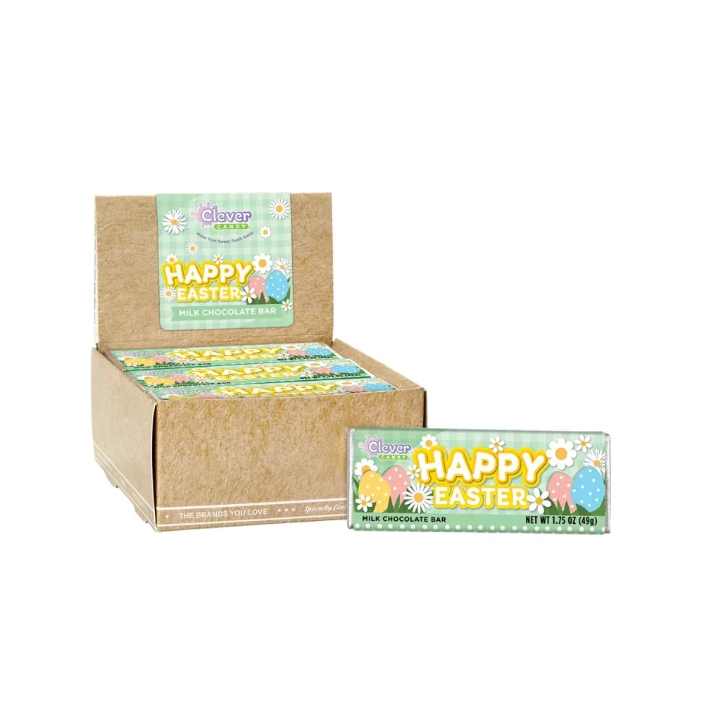 Happy Easter Milk Chocolate Bar 1.75-Ounce Bar: 24-Count Case