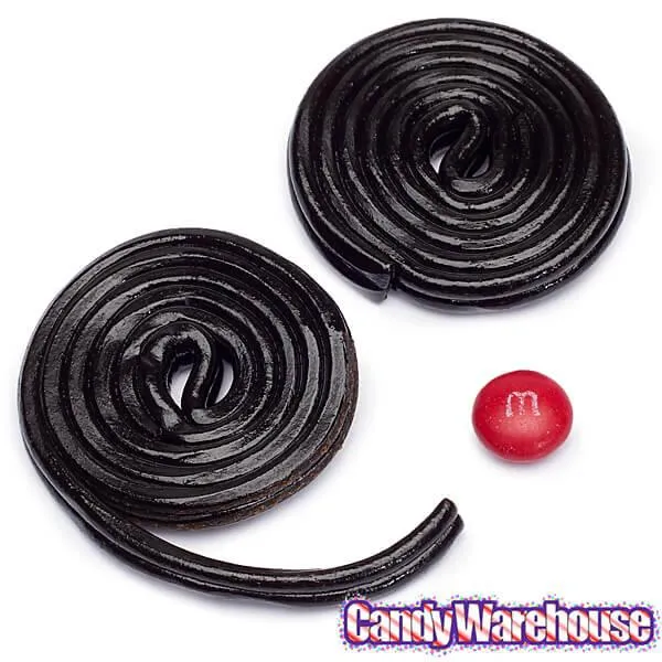 Haribo Black Licorice Wheels: 5LB Bag - Image 2