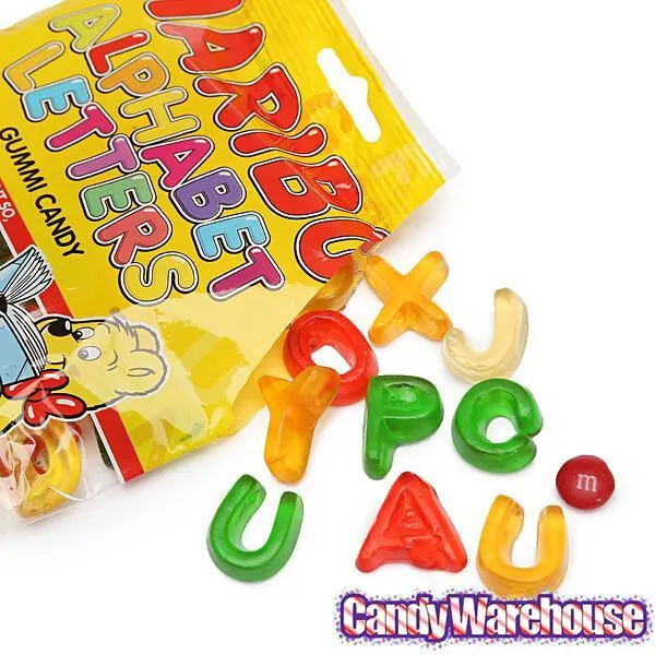 Haribo Gummy Alphabet Letters: 3.75LB Box - Image 2