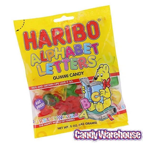Haribo Gummy Alphabet Letters: 3.75LB Box - Image 3