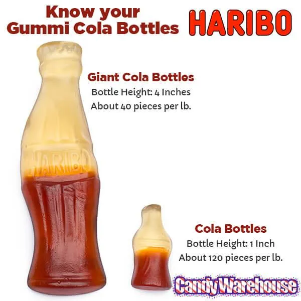 Haribo Gummy Cola Bottles Candy: 5LB Bag - Image 4