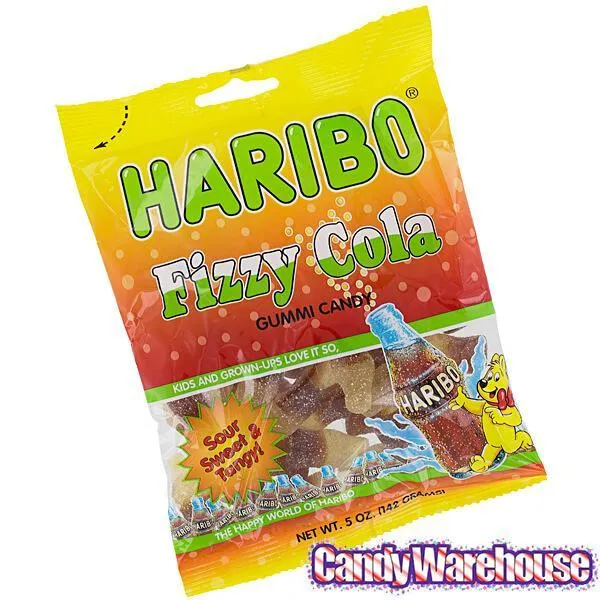 Haribo Gummy Fizzy Cola Bottles Candy: 3.75LB Box - Image 2