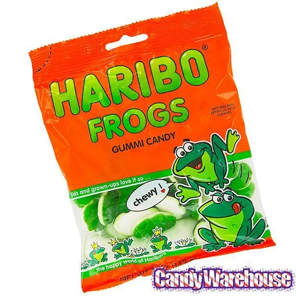Haribo Gummy Frogs Candy: 3.75LB Box - Image 2
