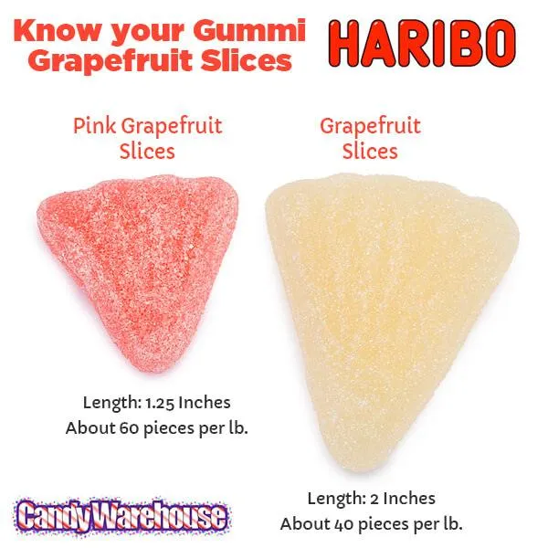 Haribo Gummy Grapefruit Slices: 5LB Bag - Image 2