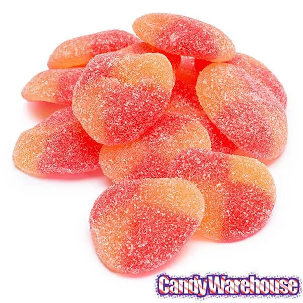 Haribo Gummy Peaches Candy: 5LB Bag - Image 2