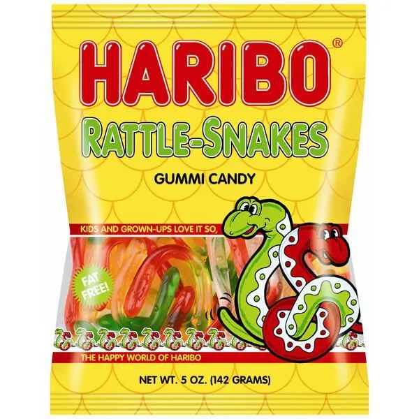 Haribo Gummi Rattle Snakes Candy: 3.75LB Box - Image 3