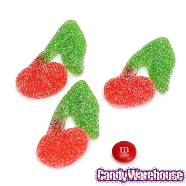 Haribo Gummy Sour Cherries Candy: 5LB Bag - Image 2