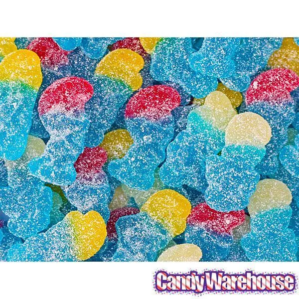 Haribo Gummy Sour Smurfs Candy: 3LB Box - Image 4
