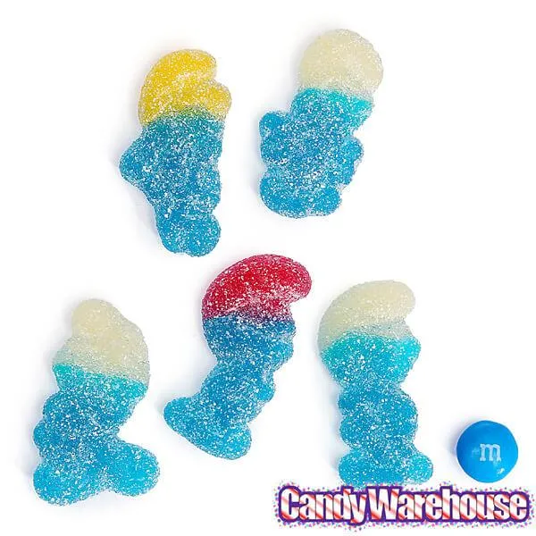 Haribo Gummy Sour Smurfs Candy: 3LB Box - Image 5
