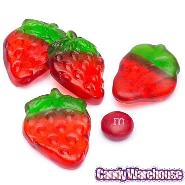 Haribo Gummy Strawberries Candy: 5LB Bag - Image 2