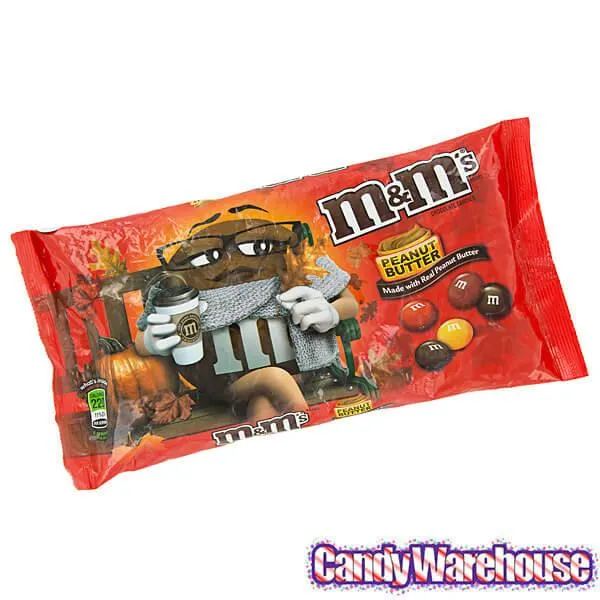 Harvest Blend Peanut Butter M&M's Candy: 10.2-Ounce Bag - Image 3