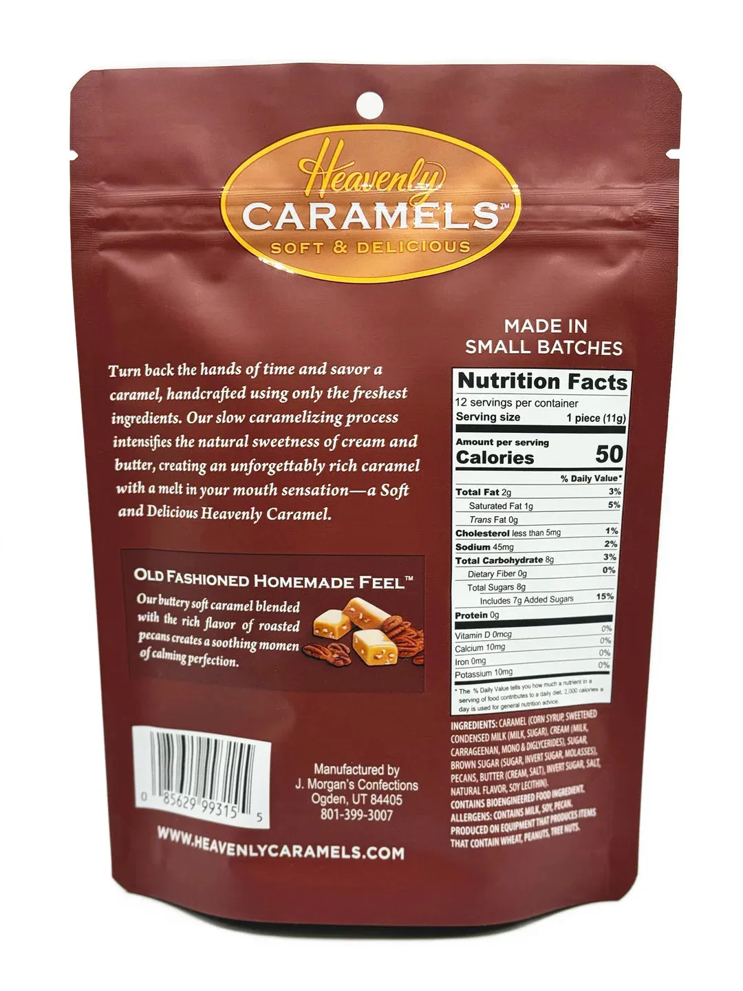 Heavenly Caramels - Pecan Peg Bag: 12-Piece Case - Image 3