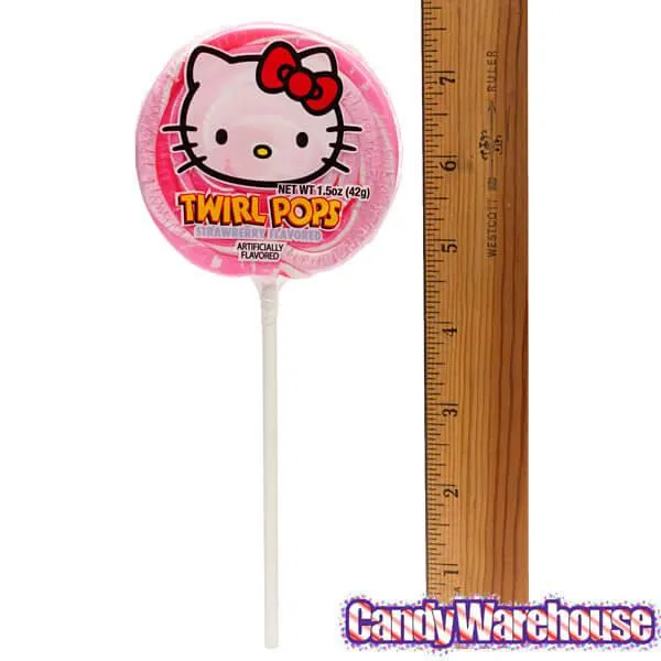 Hello Kitty Swirl 1.5-Ounce Twirl Pops: 24-Piece Display - Image 2