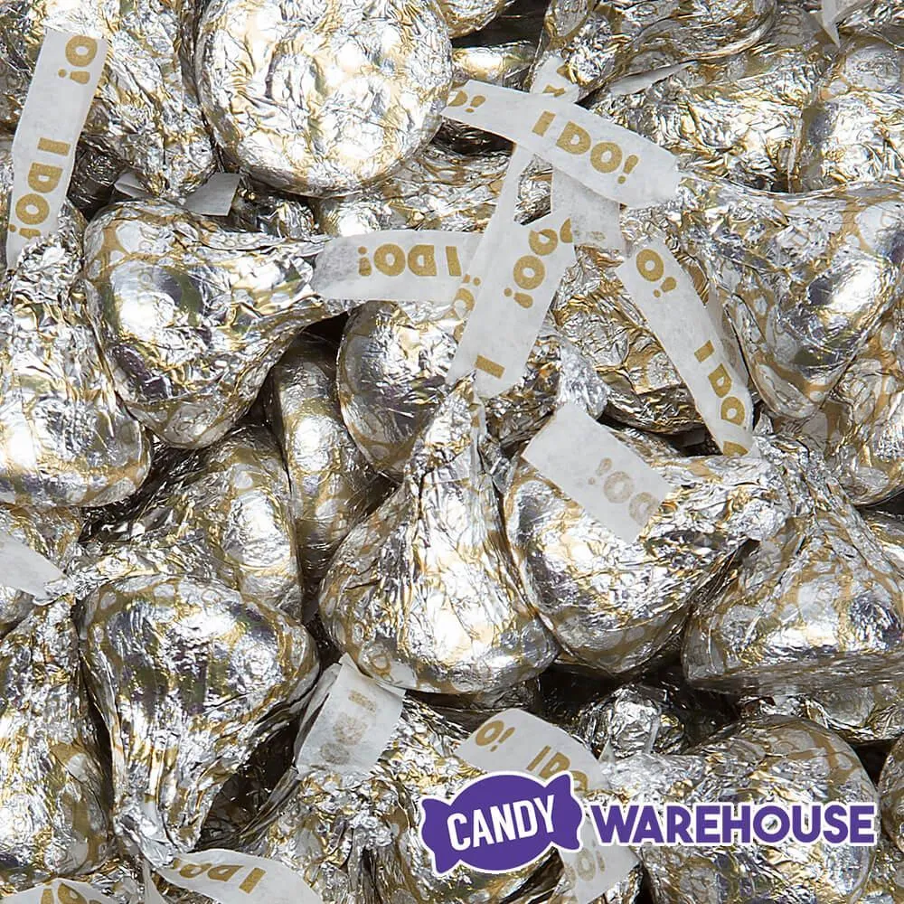 Hershey's Kisses I Do Wedding Milk Chocolate Candy: 3LB Bag - Image 3