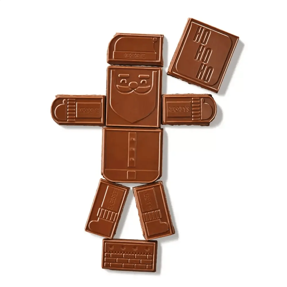 Hershey's Build-A-Santa Milk Chocolate Bars: 12-Piece Box - Image 2