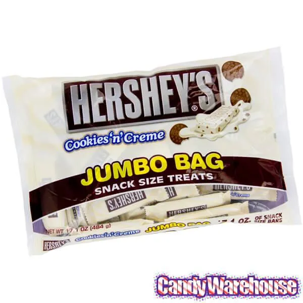 Hershey's Cookies n Creme Snack Size Candy Bars: 35-Piece Bag - Image 2