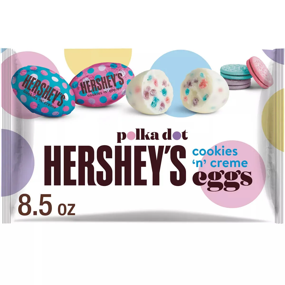 Hershey's Cookies N Creme Polka Dot Easter Eggs: 8.5-Ounce Bag - Image 3