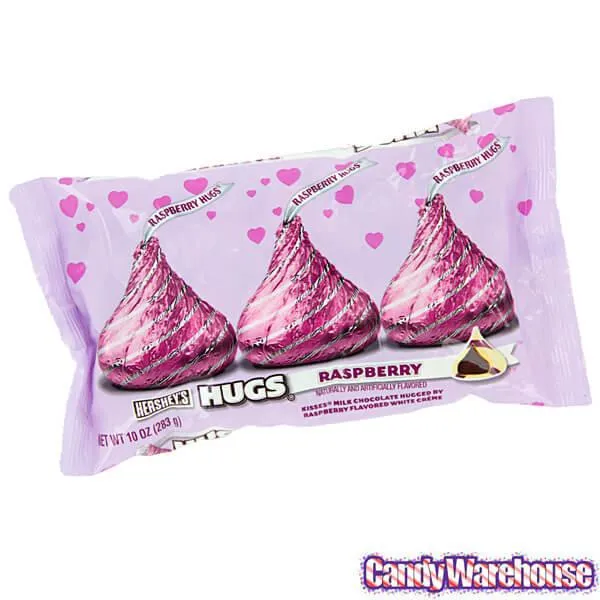 Hershey's Hugs Pink Foiled Raspberry Chocolate Candy: 60-Piece Bag - Image 2