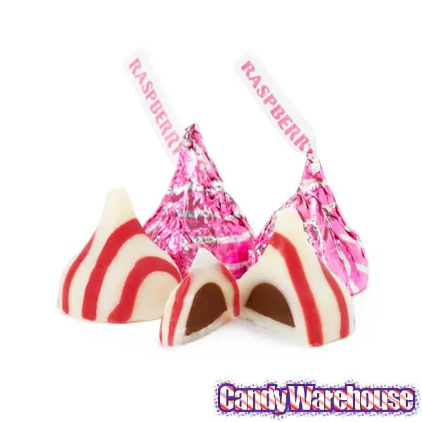Hershey's Hugs Pink Foiled Raspberry Chocolate Candy: 60-Piece Bag - Image 3