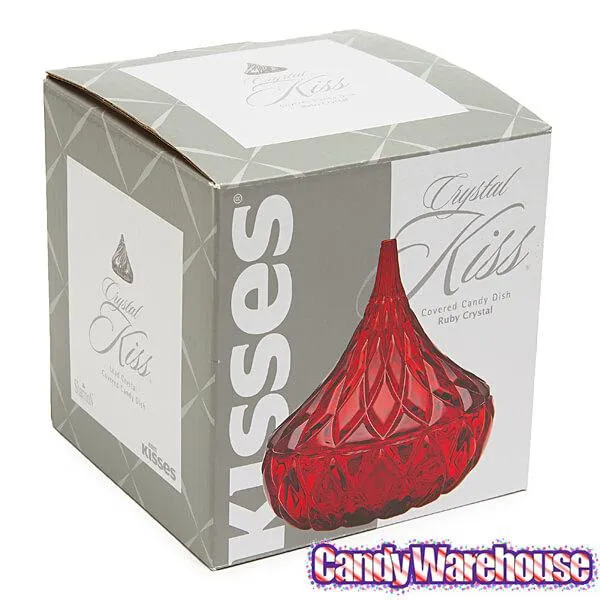 Hershey's Kiss Red Crystal Candy Dish - Image 3