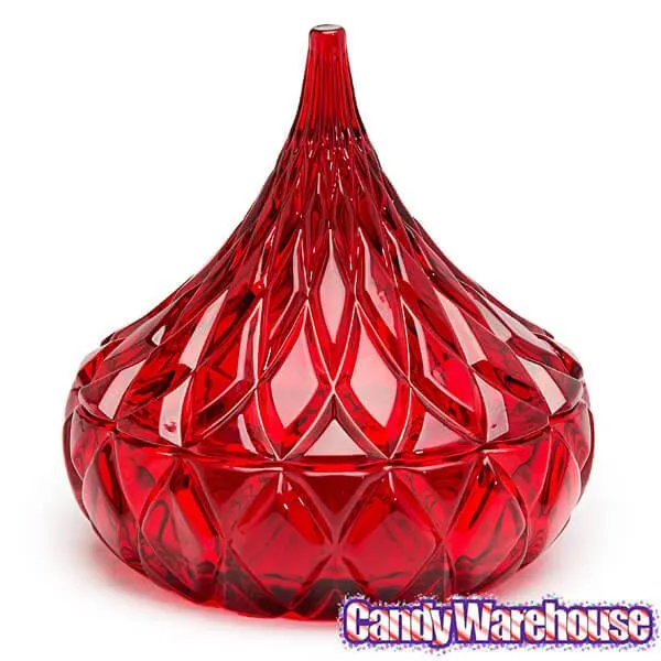 Hershey's Kiss Red Crystal Candy Dish - Image 4