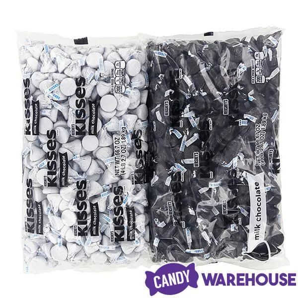 Hershey's Kisses Color Combo - Black and White: 800-Piece Box - Image 3