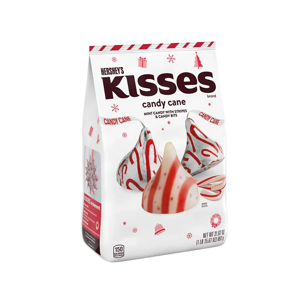 Hershey's Kisses Candy Cane Chocolates: 200-Piece Bag - Image 4