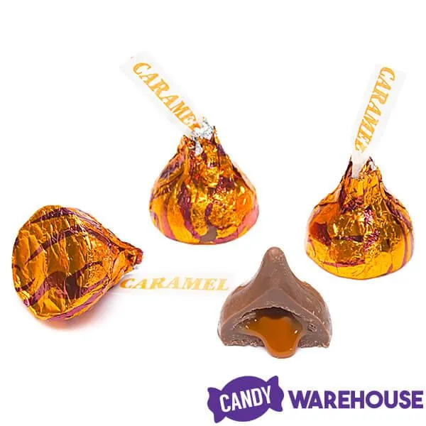 Hershey's Kisses Milk Chocolates with Caramel Filling: 100-Piece Bag - Image 3