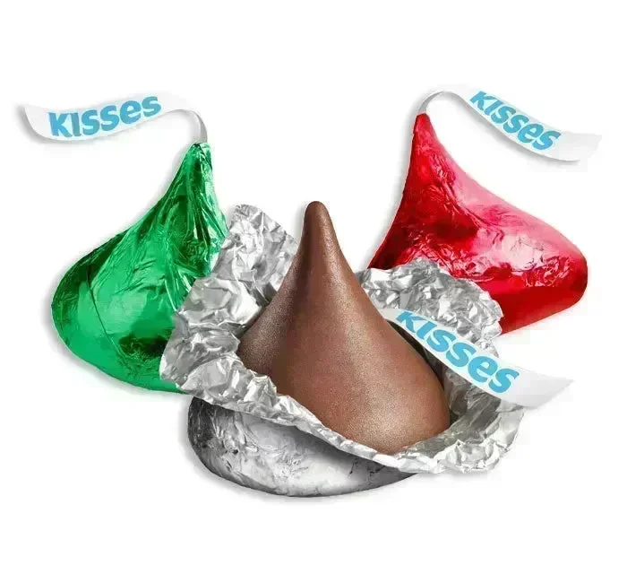Hershey's Kisses Christmas Bulk: 25LB Case
