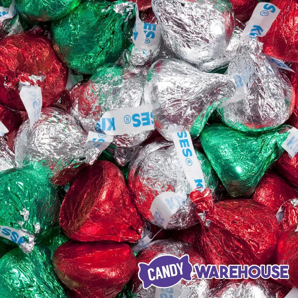 Hershey's Kisses Christmas Foiled Milk Chocolate Candy: 330-Piece Bag - Image 7