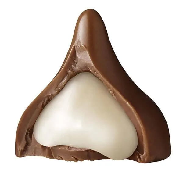 Hershey's Kisses Hot Cocoa Milk Chocolates with Marshmallow Creme: 9-Ounce Bag - Image 4
