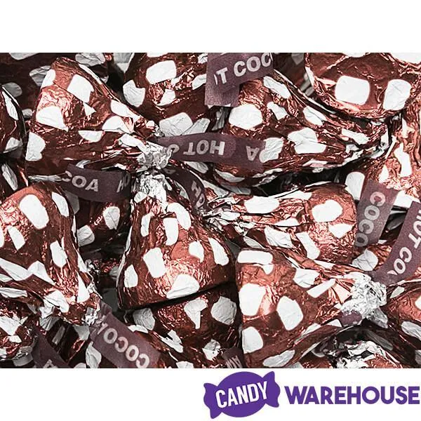 Hershey's Kisses Hot Cocoa Milk Chocolates with Marshmallow Creme: 9-Ounce Bag - Image 5
