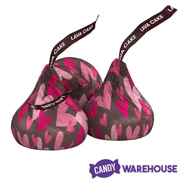 Hershey's Kisses Lava Cake Foiled Dark Chocolates with Gooey Chocolate Centers: 50-Piece Bag - Image 4