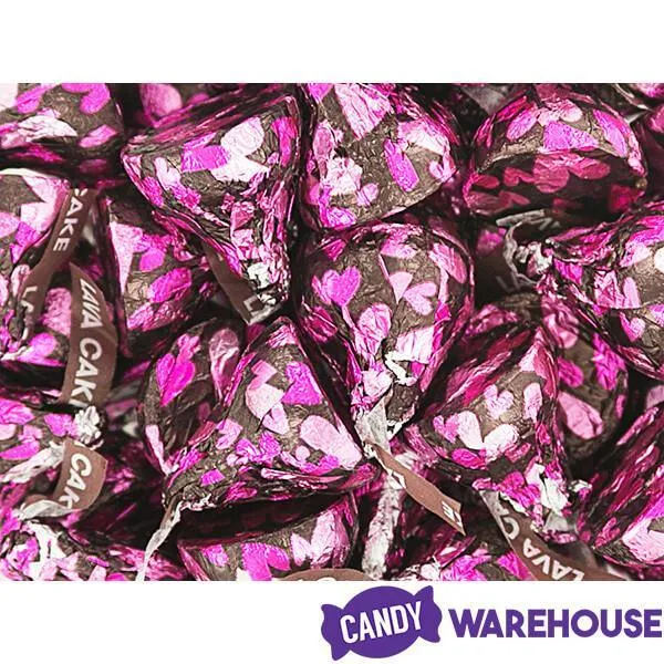 Hershey's Kisses Lava Cake Foiled Dark Chocolates with Gooey Chocolate Centers: 50-Piece Bag - Image 5