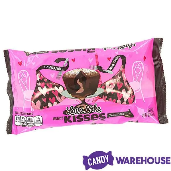 Hershey's Kisses Lava Cake Foiled Dark Chocolates with Gooey Chocolate Centers: 50-Piece Bag - Image 7