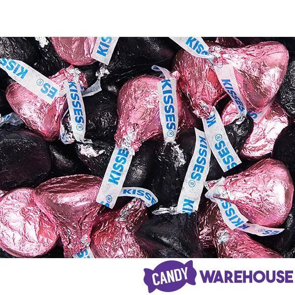 Hershey's Kisses Color Combo - Pink and Black: 800-Piece Box - Image 3