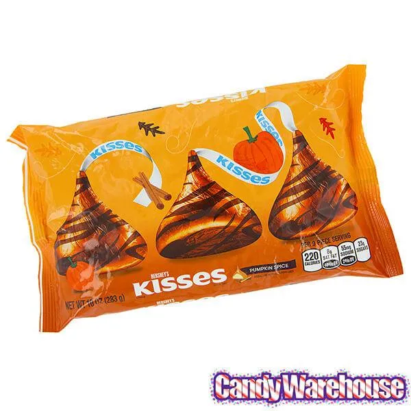 Hershey's Kisses Pumpkin Spice Candy: 60-Piece Bag - Image 6
