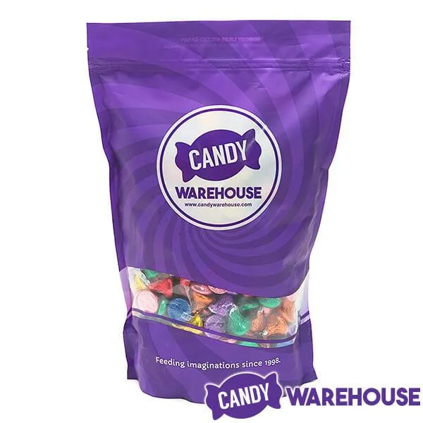 Hershey's Kisses Rainbow Assortment Foiled Milk Chocolate Candy: 400-Piece Bag - Image 2